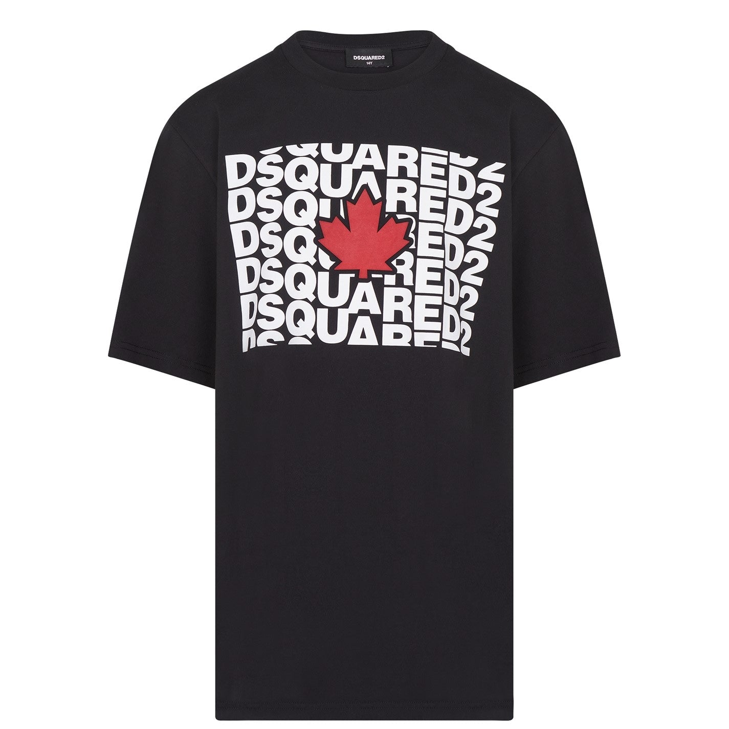 Kids DSQUARED2 Black Logo T-Shirt