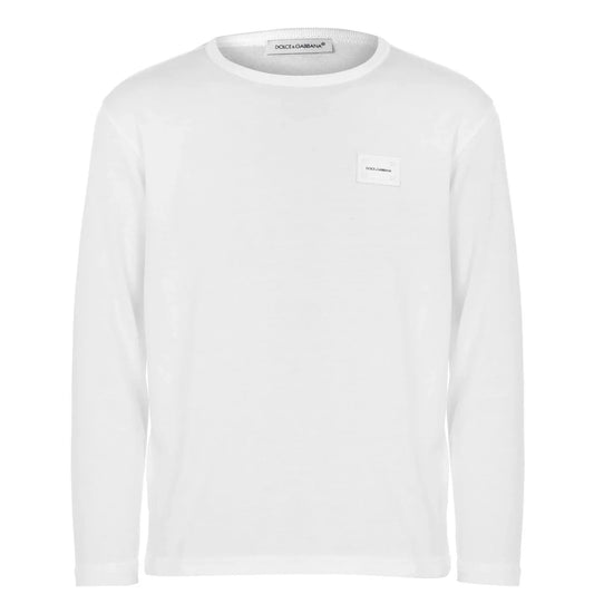 Kids Dolce & Gabbana L/S Plate T Shirt