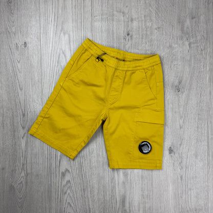 CP Company Junior Cargo Shorts - Golden Palm