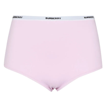 Womens Burberry Pink Logo Bikini