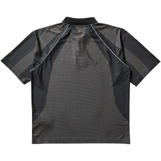 UMBRO 97/98 LAZY POLO T-SHIRT BROWN/BLACK