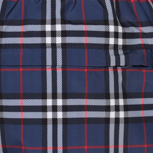 Burberry Navy Vintage Check Swimshorts
