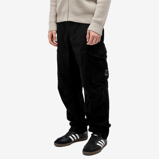 CP Company Black Lens Cargo Pants