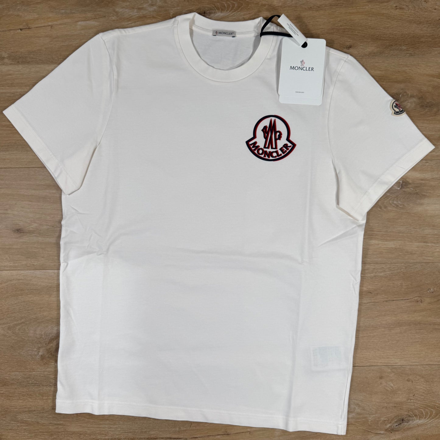 Moncler 3D Logo T-Shirt T-Shirt in White