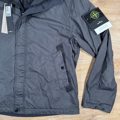 Stone Island Crinkle Reps R-NY Jacket in Charcoal Grey