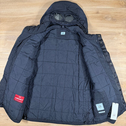 C.P. Company Chrome-R Padded Goggle Jacket in Navy