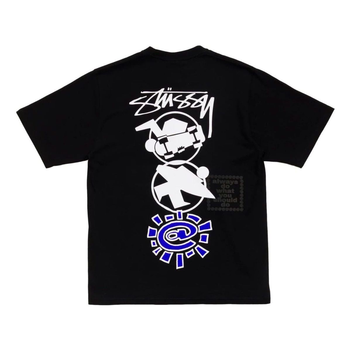 Stussy x Always Do What You Should Do World Tour T-Shirt 'Black' 3904050-BLAC