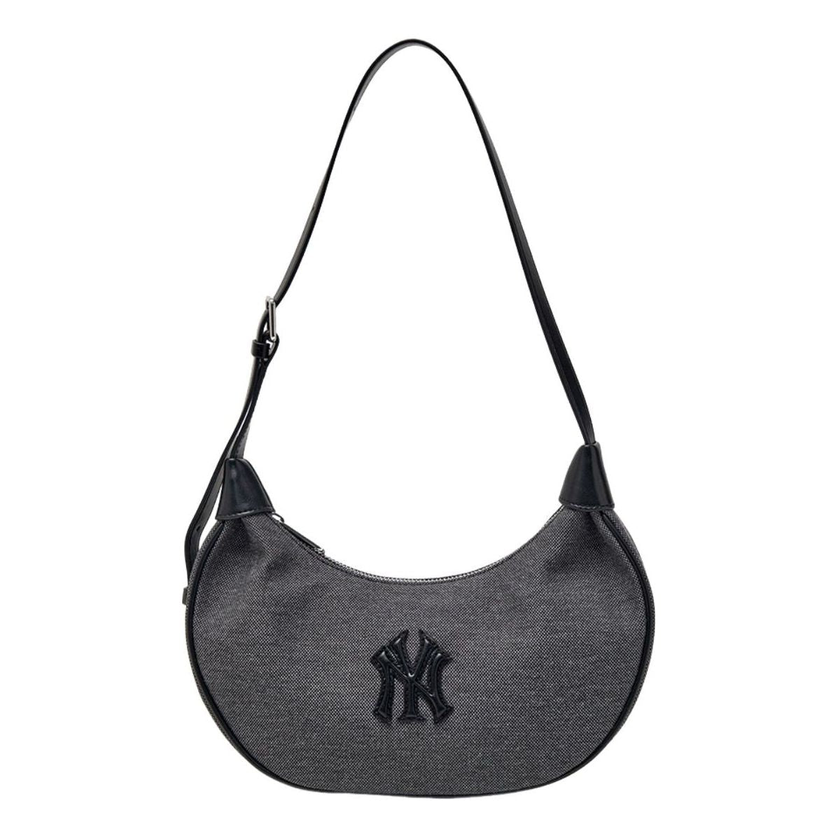 MLB Canvas Shoulder Bag New York Yankees 'Grey' 3ABQB016N-50BKS