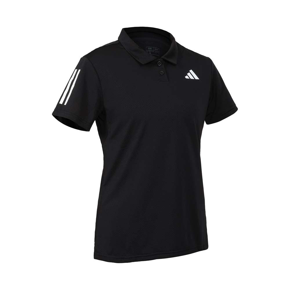 (WMNS) adidas Club Tennis Polo Shirt 'Black' HY2702