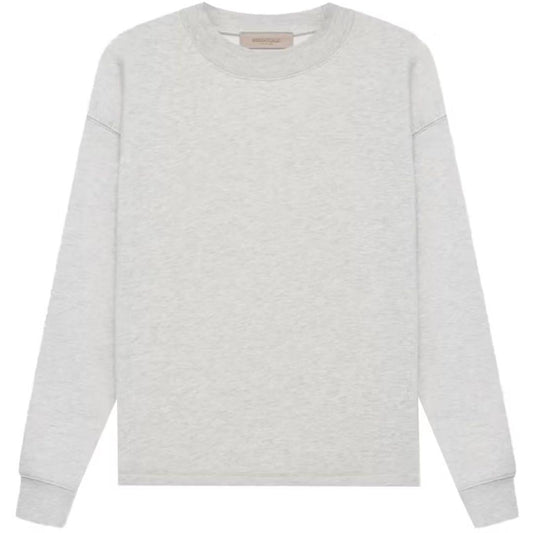 ESSENTIALS FOG RELAXED CREWNECK LIGHT HEATHER OATMEAL SS22