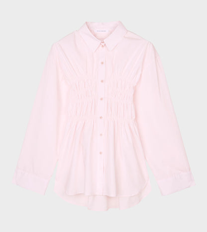Braxton Cotton Shirt Blush Pink