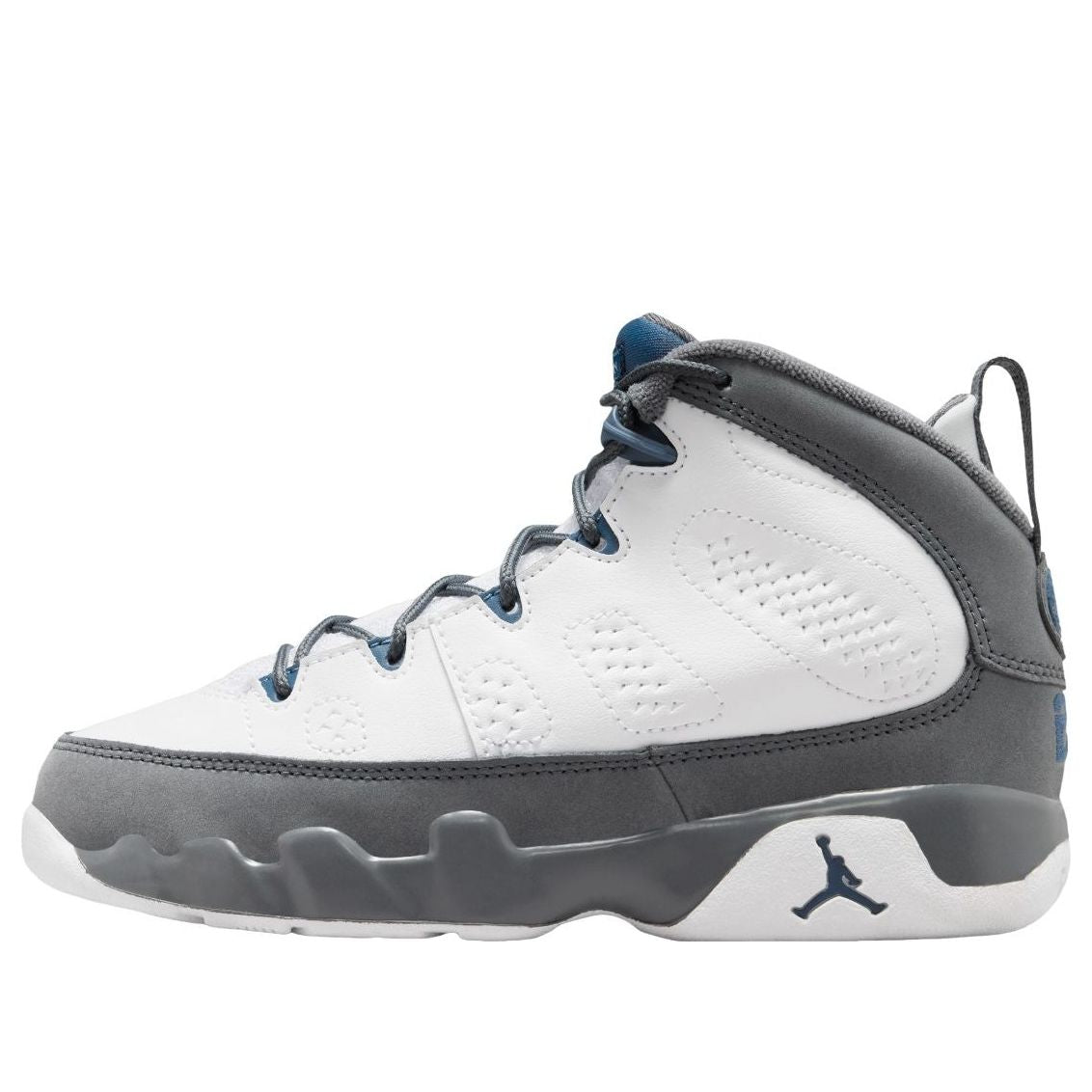(PS) Air Jordan 9 Retro 'Flint Grey French Blue'  401811-100