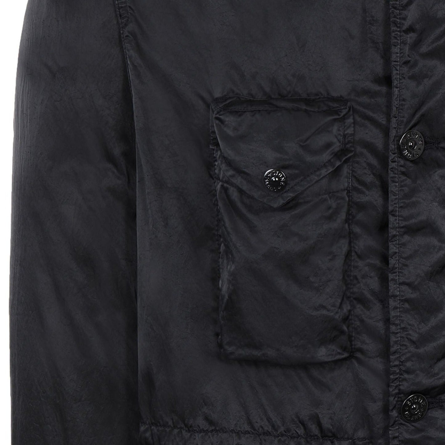 Stone Island Black Nylon Raso TC