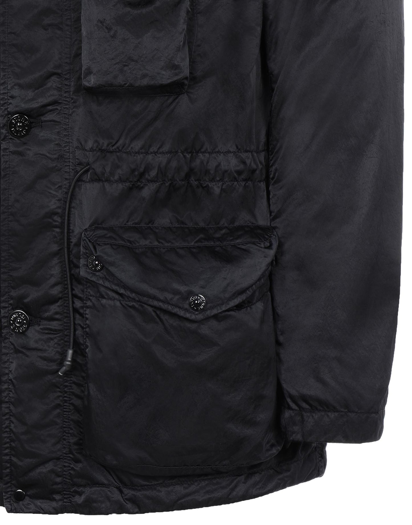 Stone Island Black Nylon Raso TC