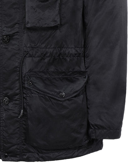 Stone Island Black Nylon Raso TC