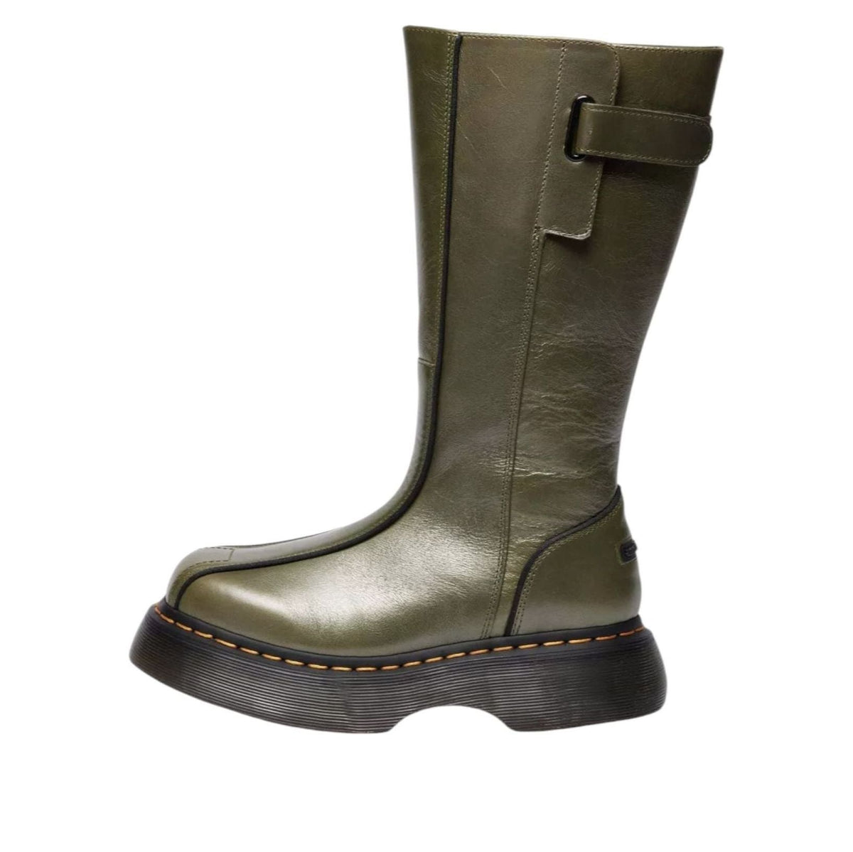 (WMNS) Dr. Martens BUZZ HI Tall Eclipse Boots 'Olive Green' 42577300