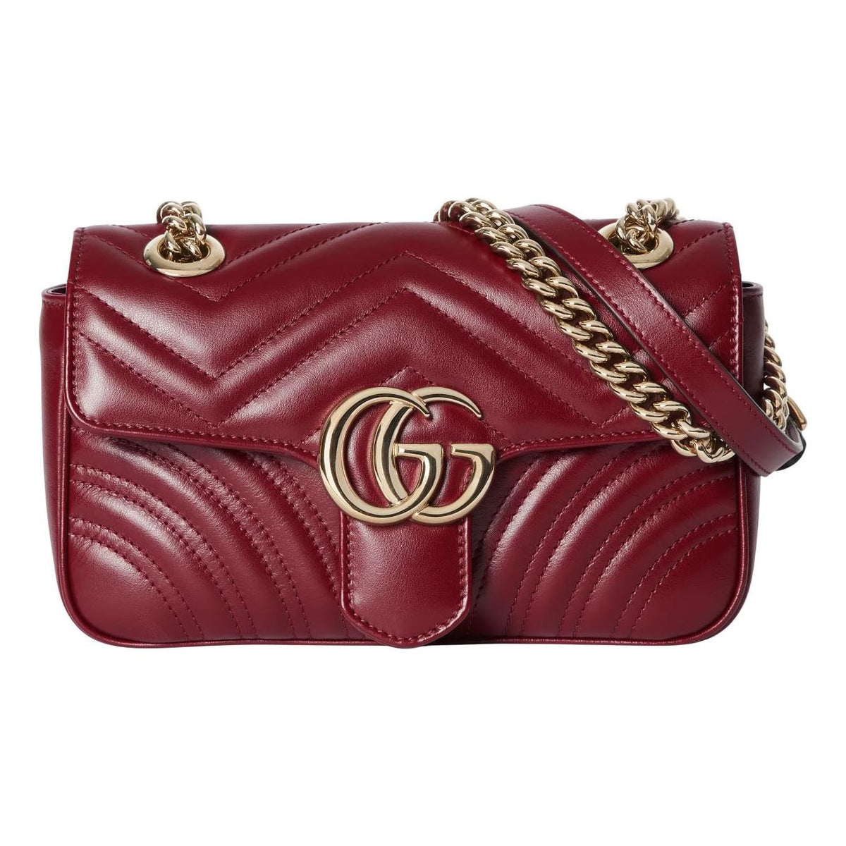 (WMNS) Gucci GG Marmont Mini Shoulder Bag 'Rosso Ancora' 446744-AADPJ-6207