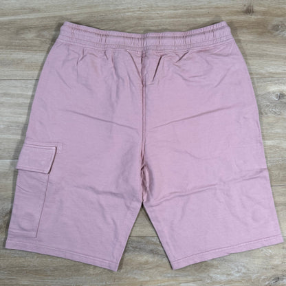 CP Company Light Fleece Cargo Lens Shorts in Misty Rose - Pink