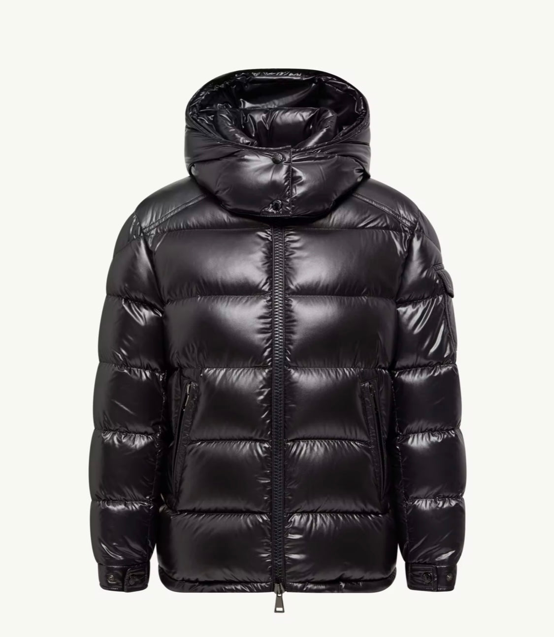 GUBBINO MONCLER DONNA NERO LUCIDO