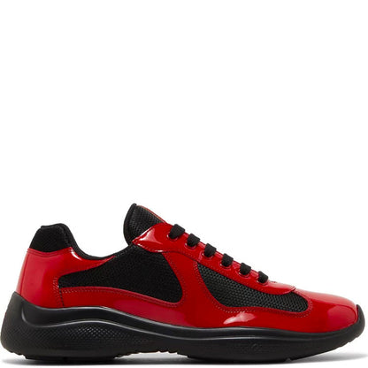 Prada Americas Cup Black & Red Trainers