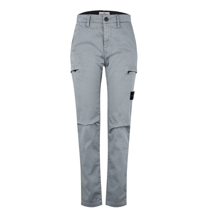 Stone Island Junior Canvas Cargo Pants