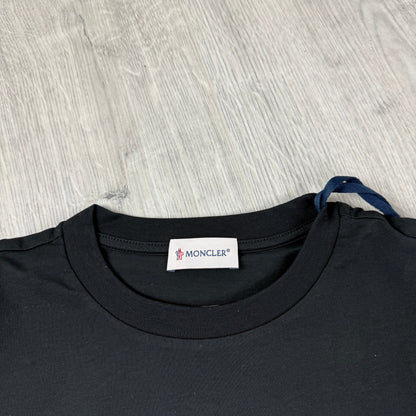 Moncler Junior Scribble T-Shirt - Black
