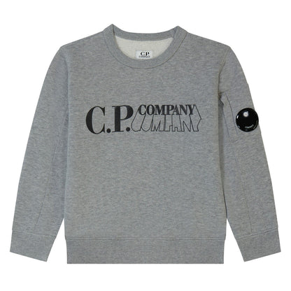 Kids CP Company Grey Lens Sweatshirt