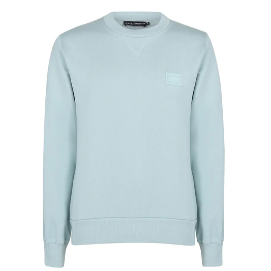 Dolce & Gabbana Blue Plaque Sweatshirt