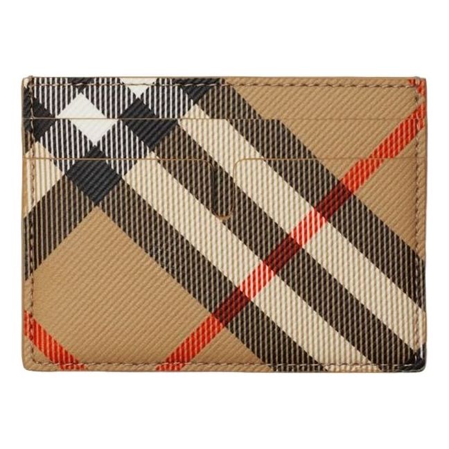 Burberry 26 Check Cards Holder 'Sand' 8091914