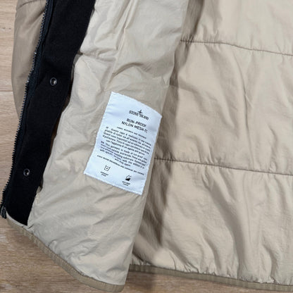Stone Island Run-Proof Nylon Mesh-TC Reversible Jacket in Desert