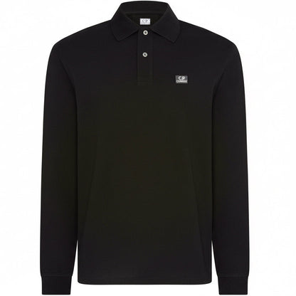 CP Company Navy Long Sleeved Polo