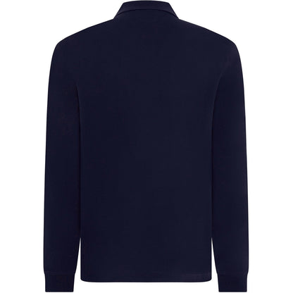 CP Company Navy Long Sleeved Polo