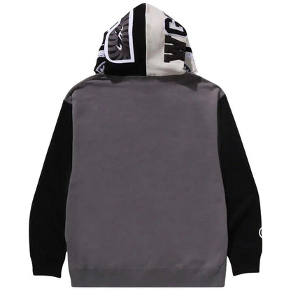 BAPE SHARK #1 FULL ZIP HOODIE BLACK/GREY