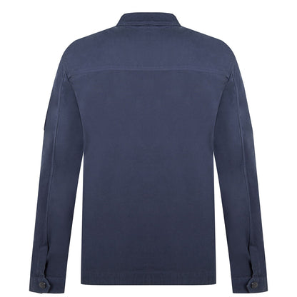 CP Company Navy Arm Lens Zip Overshirt