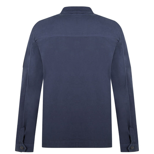 CP Company Navy Arm Lens Zip Overshirt