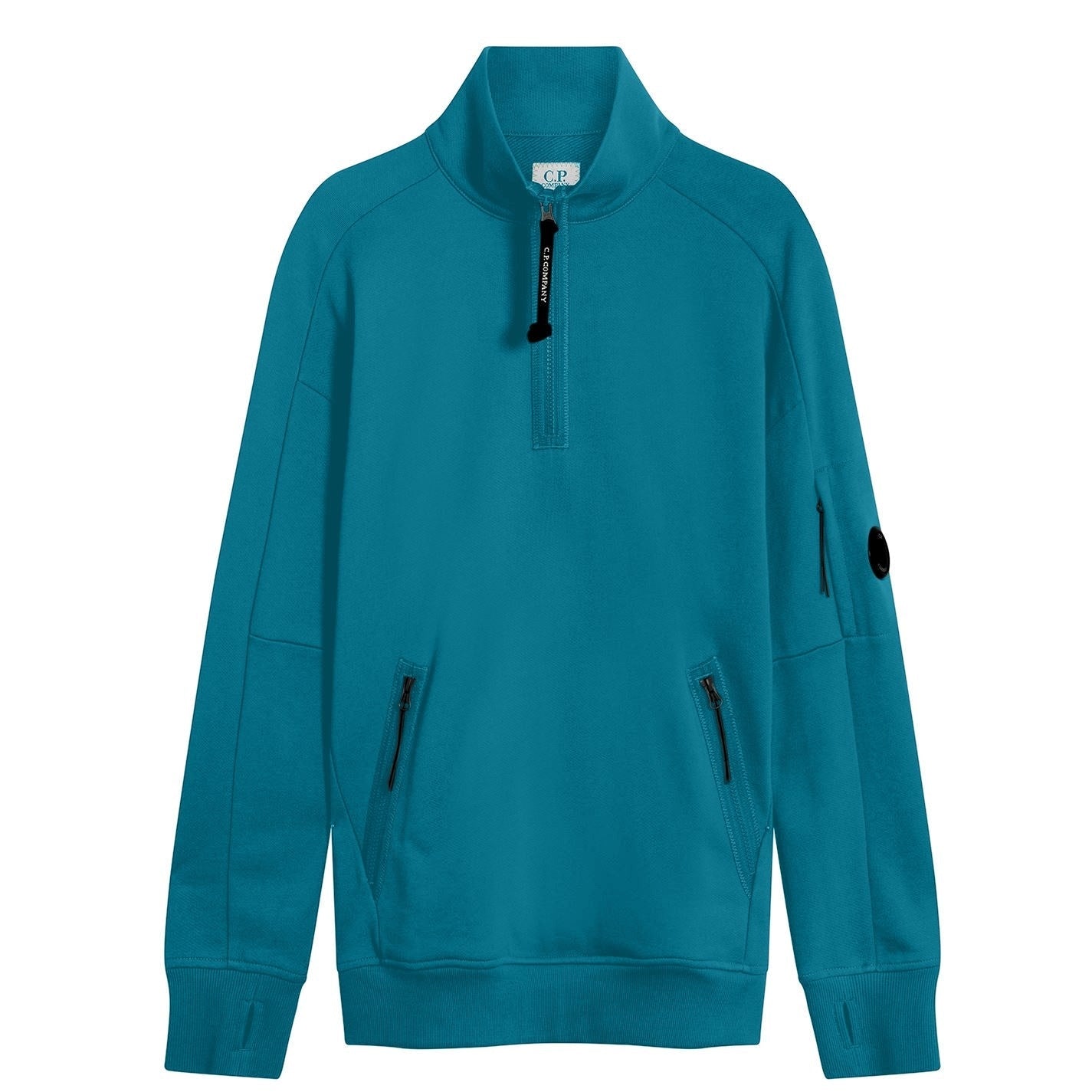 C.P. Company Lens Arm Quarter Zip Sweatshirt