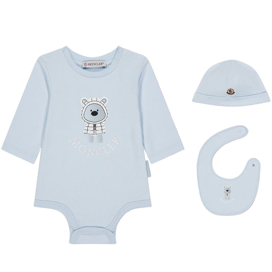 Infants Moncler Teddy Bear Motif Set