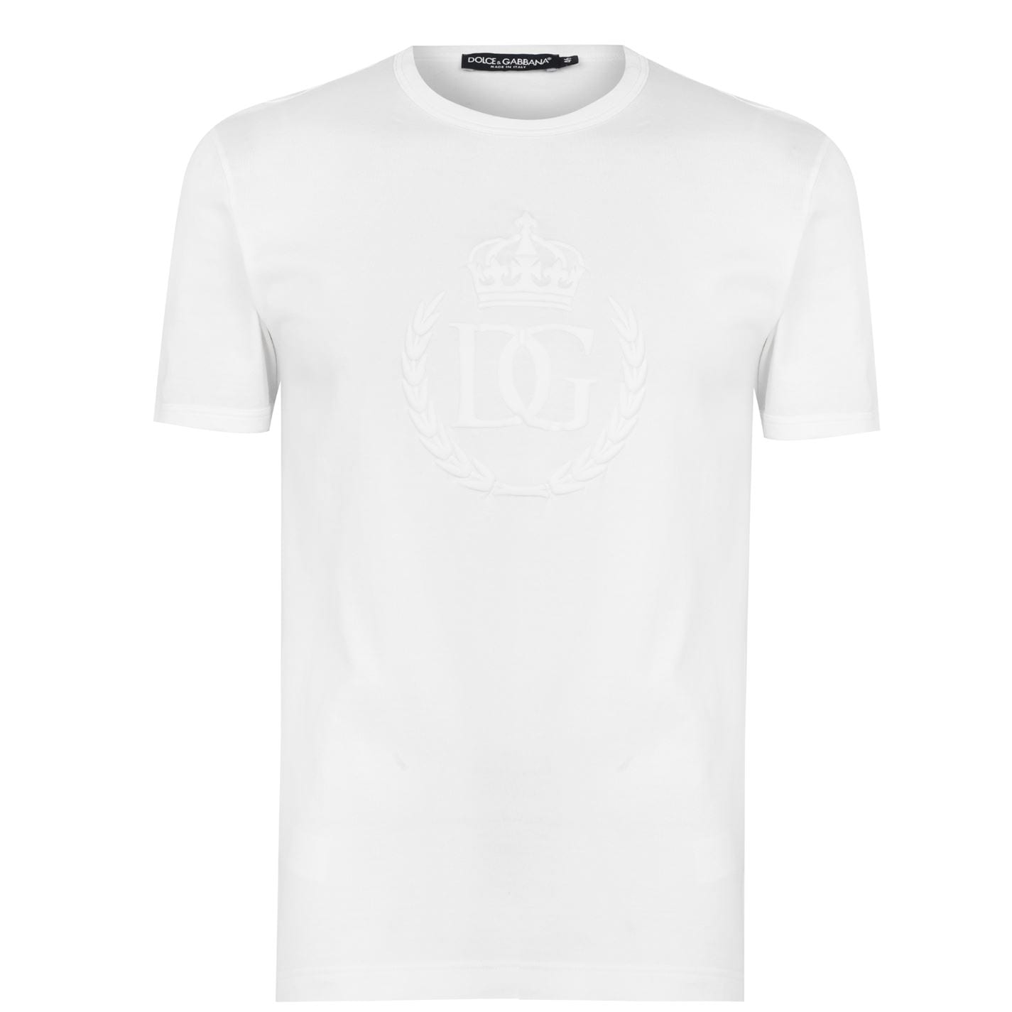 Dolce & Gabbana White Crest Tee