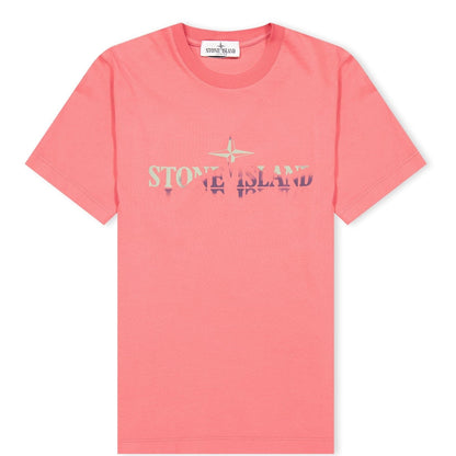 Stone Island Junior Two-Tone Logo T-Shirt