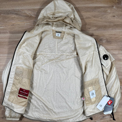 C.P. Company Nada Shell Lens Padded Jacket in Pistachio Shell
