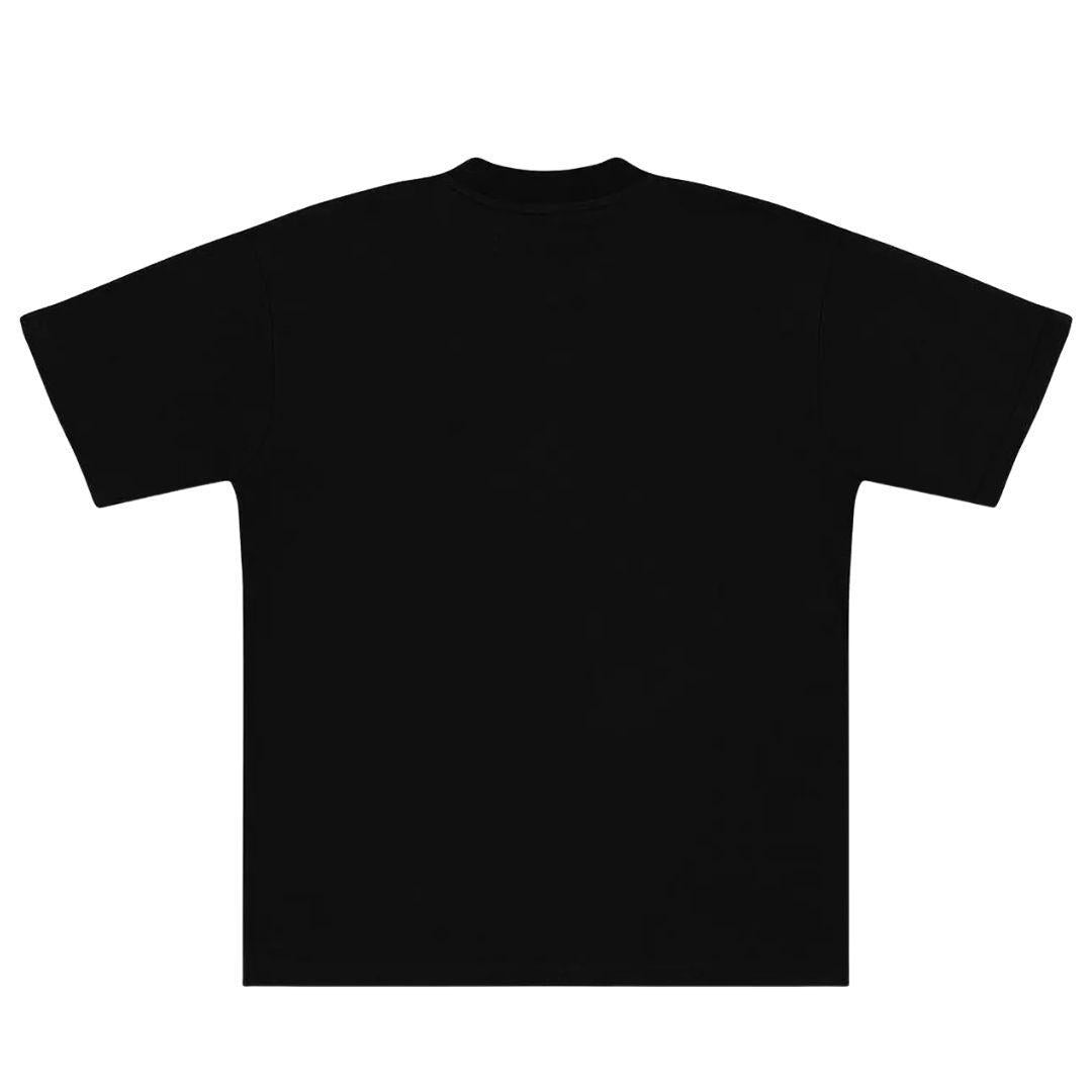 SP5DER LEGACY LOGO HEAVYWEIGHT T-SHIRT BLACK/RED