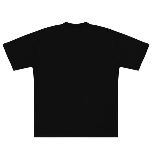 SP5DER LEGACY LOGO HEAVYWEIGHT T-SHIRT BLACK/RED