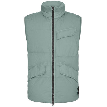 Stone Island Salvia Crinkle Reps Bodywarmer