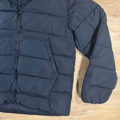 C.P. Company Chrome-R Goggle Down Jacket in Navy