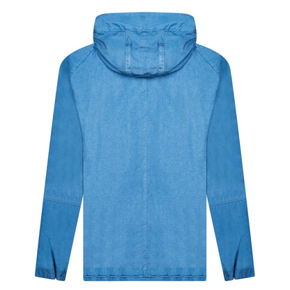 Stone Island Blue Logo Zip Jacket