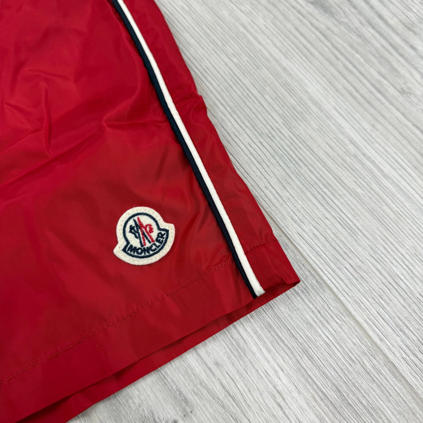Moncler Junior Swim Shorts - Red