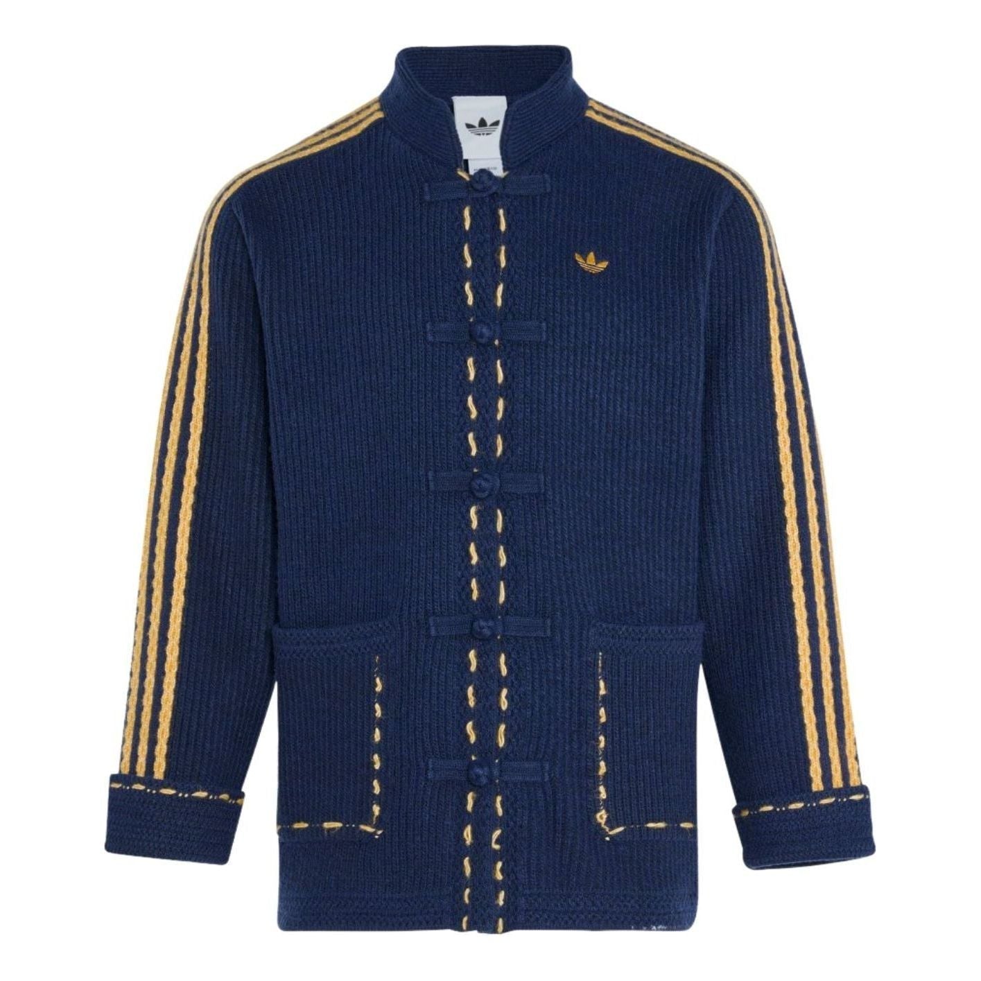adidas New Year Knit Jacket Asia Sizing 'Navy' KR5064