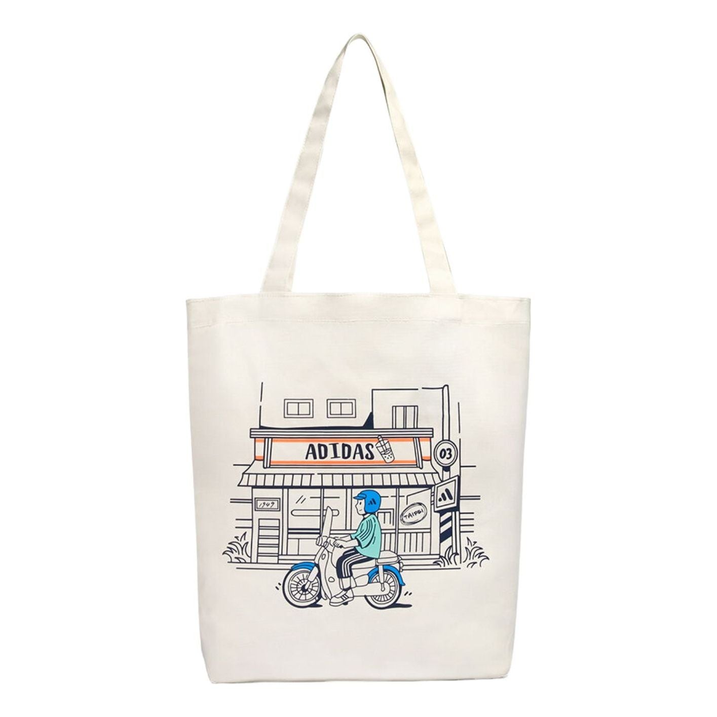 adidas Tapei Tote Bag 'White' KW1153