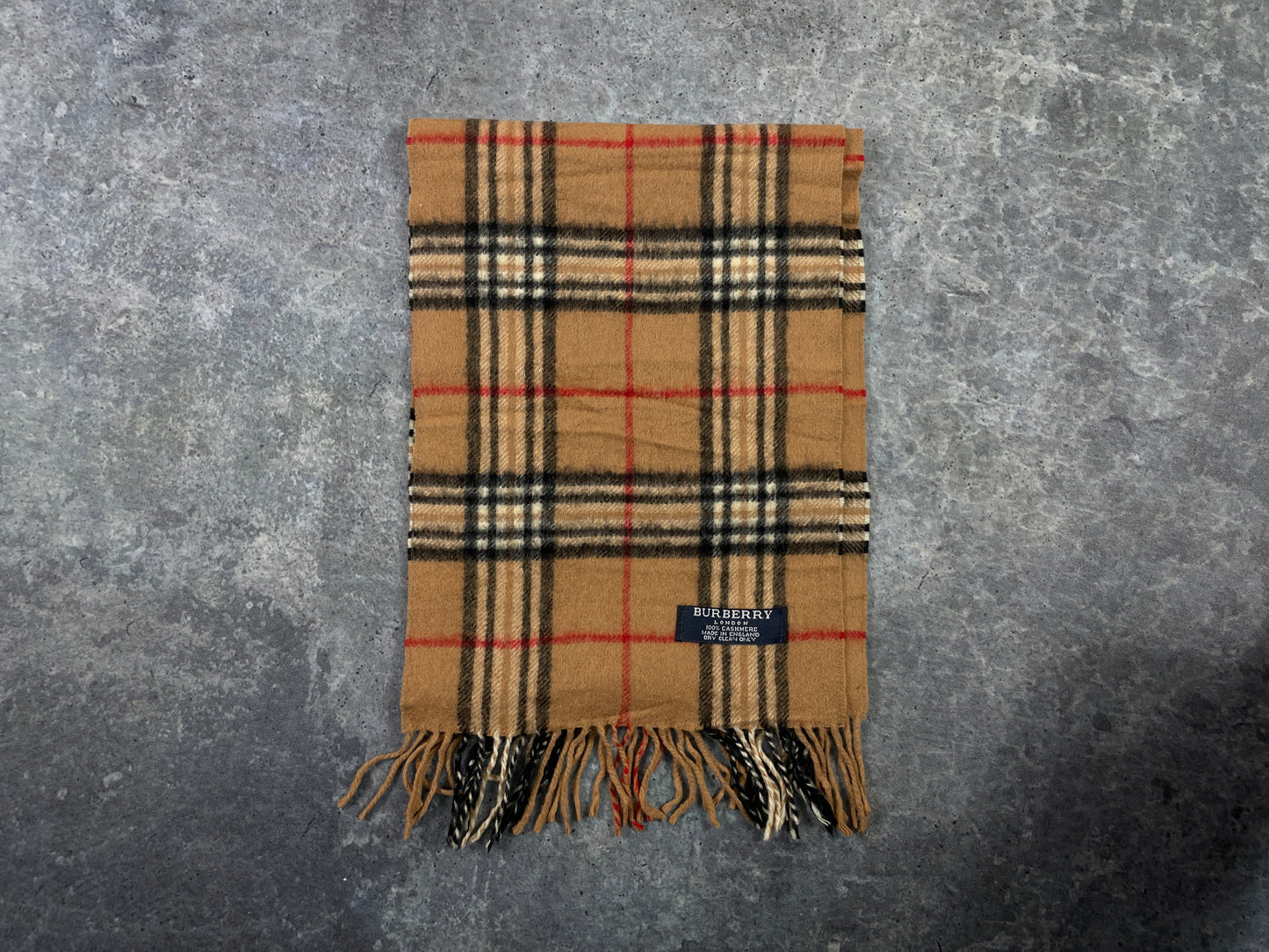 Burberry Cashmere Scarf Beige