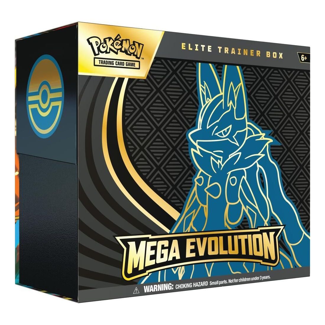 Pokemon Card Eng. 2025 Pokemon ME01: Mega Evolution Elite Trainer Box 'Mega Lucario' 10-10047-110